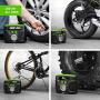 Prow Portable Air Compressor Tire Inflator AC/DC Electric Pump for Car – DC 12V, Home – AC 110V, Upscale, with Analog Pressure gauge, Air pump for Car Tires, Motorcycle, Bike, Basketball and More.