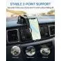 Andobil Car Phone Mount Easy Clamp, Dashboard Windshield Air Vent Cell Phone Holder Anti-Shake Strong Suction Universal Cradle Compatible iPhone 11 Pro Max/XS/SE/7, Samsung Galaxy S20+/Note 10/S8 Plus