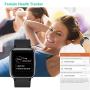 Willful Smart Watch for Android Phones Compatible iPhone Samsung IP68 Swimming Waterproof Smartwatch Sports Watch Fitness Tracker Heart Rate Monitor Digital Watch Smart Watches for Men Women Black