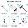 Desktop Ring Light LED 5" Dual Selfie Ring Light with Tripod Stand and Phone Holder for YouTube Photography Vlog Makeup