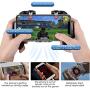 PUBG Mobile Controller with Phone Cooling Fan and Built-in 500 mAh Battery Mobile Gaming Joysticks Sensitive Shoot and Aim Keys L1R1 Shooter for PUBG Knives Out Rules of Survival