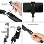 SYOSIN Selfie Stick, 3 in 1 Extendable Selfie Stick Tripod with Detachable Bluetooth Wireless Remote Phone Holder Compatible with iPhone and Android Smartphone