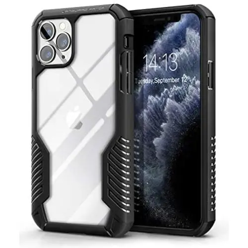 MOBOSI Vanguard Armor Designed for iPhone 11 Pro Case, Rugged Cell Phone Cases, Heavy Duty Military Grade Shockproof Drop Protection Cover for iPhone 11 Pro 5.8 Inch 2019, Matte Black MOBOSI Vanguard Armor Designed for iPhone 11 Pro Case, Rugged Cell Phone Cases, Heavy Duty Military Grade Shockproof Drop Protection Cover for iPhone 11 Pro 5.8 Inch 2019, Matte Black