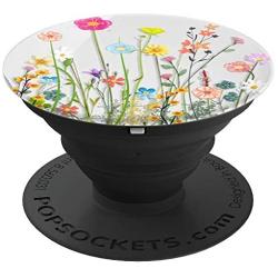 Flower Bouquet Floral Pattern X PopSockets Grip and Stand for Phones and Tablets