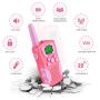 Kids Walkie Talkies 3 KMs Long Range 2 Way Radio 22 Channels for Kid Toys Gifts with Backlit LCD Flashlight Best Gift for Age 3-12 Boys and Girls for Outdoor Adventure Game
