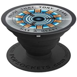 Marvel Avengers Endgame Tony Stark Has a Heart PopSockets Grip and Stand for Phones and Tablets