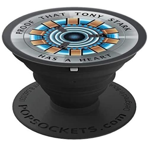 Marvel Avengers Endgame Tony Stark Has a Heart PopSockets Grip and Stand for Phones and Tablets
