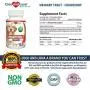 Cranberry for Dogs - Urinary Tract Support, Prevents UTI, Bladder Infections, Bladder Stones and Dog Incontinence. Antibacterial - 120 Natural Chew-able Tablets.