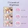 Selfie Ring Light by TalkWorks - Small Clip On LED Video Conference Lighting Circle Cell Phone Light Ring for iPhone/Android, iPad, Laptop Computer, Webcam/Zoom, Camera/Photography, Recording - Pink