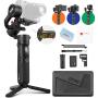 ZHIYUN Crane M2 3-Axis Gimbal Stabilizer for Light Mirrorless Camera,Action Camera,Smartphone,for Sony A6000,A6300,A6500,RX100M,GX85,Gopro Hero 5/6/7,iPhone Xs XR,WiFi/Bluetooth Control,720g Payload