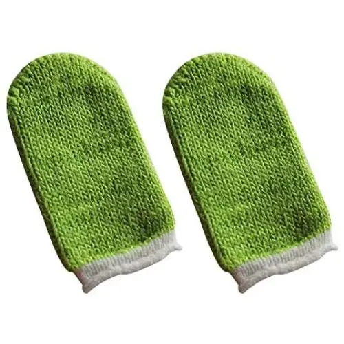 Game Finger Sleeve, 1 Pair Mini Breathable Ultra Thin Game Controller Touch Screen Finger Sleeve Flexible and Smooth Operation Sweat Proof and Non-Slip Washable and Reusable(Green) Game Finger Sleeve, 1 Pair Mini Breathable Ultra Thin Game Controller Touch Screen Finger Sleeve Flexible and Smooth Operation Sweat Proof and Non-Slip Washable and Reusable(Green)