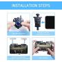 Mobile Game Controller, Android Controller, iOS Controller- AnoKe Mobile Controller Compatible for Rules of Survival/Battle Royale Mobile Triggers 3 in 1 Phone Controller for Android iOS