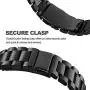 DEALELE Band Compatible with Galaxy Watch Active/Active 2 40mm 44mm, 20mm Solid Stainless Steel Metal Strap Replacement for Samsung Gear Sport/Galaxy Watch 42mm Women Men (Black) DEALELE Band Compatible with Galaxy Watch Active/Active 2 40mm 44mm, 20mm Solid Stainless Steel Metal Strap Replacement for Samsung Gear Sport/Galaxy Watch 42mm Women Men (Black)