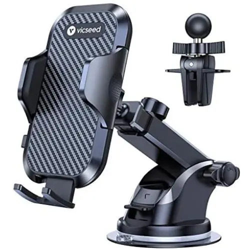 VICSEED Universal Car Phone Mount Car Phone Holder for Car Dashboard Windshield Air Vent Long Arm Strong Suction Cell Phone Car Mount Fit with iPhone SE 11 Pro X XS Max XR Galaxy S20 All Phones VICSEED Universal Car Phone Mount Car Phone Holder for Car Dashboard Windshield Air Vent Long Arm Strong Suction Cell Phone Car Mount Fit with iPhone SE 11 Pro X XS Max XR Galaxy S20 All Phones