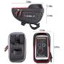 Jroyseter Bicycle Mobile Phone Bag with Adjustable Strap Waterproof Touch Screen Bike Handlebar Storage Bag for Smartphone Bicycle Bag Pouch Holder