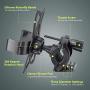 Zeadio Bike Phone Mount Holder, Universal Bicycle Motorcycle Cell Phone Handlebar Mount Holder for iPhone 11 Pro XR X XS 8 7 6 Plus, Huawei, Samsung S5 S6 S7 S8 S9 S10 and More