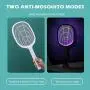 Bug Zapper, 3000 Volt Indoor & Outdoor Electric Fly Swatter, USB Rechargeable Mosquito Killer Racket for Home Bedroom, Kitchen,Office, Backyard, Patio,Safe to Touch with 3-Layer Safety Mesh Bug Zapper, 3000 Volt Indoor & Outdoor Electric Fly Swatter, USB Rechargeable Mosquito Killer Racket for Home Bedroom, Kitchen,Office, Backyard, Patio,Safe to Touch with 3-Layer Safety Mesh