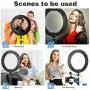 Ring Light, 14" Led Ring Light with Stand, Phone Holder, Remote, 5500K Dimmable Ringlight for YouTube/Video/TikTok/Photography/Vlogger/Streaming Compatible for iPhone Android Phone and Camera Ring Light, 14" Led Ring Light with Stand, Phone Holder, Remote, 5500K Dimmable Ringlight for YouTube/Video/TikTok/Photography/Vlogger/Streaming Compatible for iPhone Android Phone and Camera