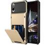 Vofolen Case for iPhone Xs Max Case Wallet ID Slot Credit Card Holder Scratch Resistant Dual Layer Protective Bumper Rugged TPU Rubber Armor Hard Shell Case Cover for iPhone Xs Max 10S Max (Gold)