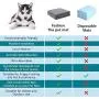 NHILES Upgrade Reusable Pee Pads,Washable Puppy Pee Pads with Fast Absorbent, Waterproof, Reusable, Non-Slip forI Training, Travel, Whelping, Incontinence NHILES Upgrade Reusable Pee Pads,Washable Puppy Pee Pads with Fast Absorbent, Waterproof, Reusable, Non-Slip forI Training, Travel, Whelping, Incontinence