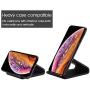 SAMDI Wood Cell Phone Stand for iPhone 5 6 7 8 X Plus, LG, Huawei, XiaoMi, Samsung Galaxy S5 S7 S6 (Oak Wood Black)
