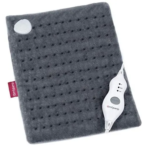 Heating Pad, Comfytemp 12 x 15 Inch Electric Heated Pad for Cramps, Soft Flannel Heat Wrap with 3 Temperature Settings, Auto Shut Off, Moist Heat for Pain Relief, Neck, Shoulders, Waist and Joints Heating Pad, Comfytemp 12 x 15 Inch Electric Heated Pad for Cramps, Soft Flannel Heat Wrap with 3 Temperature Settings, Auto Shut Off, Moist Heat for Pain Relief, Neck, Shoulders, Waist and Joints