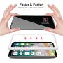 [2-Pack] OUNIER for iPhone 11 Pro Max/iPhone Xs Max 28°True Privacy Screen Protector,[Easy Frame] [Full Coverage] Anti-Spy Tempered Glass Screen Protector Compatible with Apple iPhone Xs Max [6.5"]