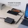 USB C Charger AUKEY 72W 3-Port Fast Charger with 60W Power Delivery 3.0 Ultra Compact PD Adapter for MacBook Pro, Dell XPS, iPhone 11 Pro Max/SE, Galaxy S10, iPad Pro, AirPods Pro, Pixel 4XL, Switch