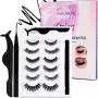 Paulinrise Magic Eyeliner and Eyelashes Kit - False Eyelashes and Eyeliner Kit for 3D Eyelashes Set - No Glue, Non-Magnetic Fake Eyelashes - Reusable Lashes - Upgrade 3.0, 6 Pairs Paulinrise Magic Eyeliner and Eyelashes Kit - False Eyelashes and Eyeliner Kit for 3D Eyelashes Set - No Glue, Non-Magnetic Fake Eyelashes - Reusable Lashes - Upgrade 3.0, 6 Pairs