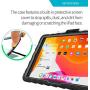 GumDrop Hideaway Case Designed for The New Apple iPad 10.2 7th Gen (2019) Tablet Commercial, Business and Office Essentials - Rugged, Shock Absorbing, Extreme Drop Protection (Black)