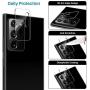 [4 Pack] L K 2 Pack Flexible TPU Film Screen Protector + 2 Pack Camera Lens Protector for Samsung Galaxy Note 20 Ultra 5G, [Alignment Frame] HD Clear Bubble Free Flexible TPU Film