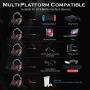 EKSA E900 Stereo Gaming Headset-Xbox one Headset Wired Gaming Headphones with Noise Canceling Mic, Over Ear Headphones Compatible with PS4, Xbox One, Nintendo Switch, PC, Mac, Laptop