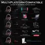EKSA E900 Stereo Gaming Headset-Xbox one Headset Wired Gaming Headphones with Noise Canceling Mic, Over Ear Headphones Compatible with PS4, Xbox One, Nintendo Switch, PC, Mac, Laptop