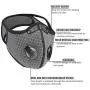 Reusable, Washable Facial Nylon Covering - Includes 5Pcs Filters Reusable, Washable Facial Nylon Covering - Includes 5Pcs Filters