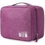 Portable Electronic Organizer Travel Accessories Cable Bag Universal Cord Storage Case Carrying for Charging Cable, Cell Phone, Power Bank,Mini Tablet(Pink) Portable Electronic Organizer Travel Accessories Cable Bag Universal Cord Storage Case Carrying for Charging Cable, Cell Phone, Power Bank,Mini Tablet(Pink)