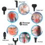 Diwenhouse Massage Gun - Deep Tissue Muscle Percussion Massager for Athletes, 20 Speed Handheld Electric Massage with 6 Replaceable Massage Heads Super Quiet