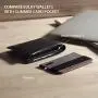 Ringke Flip Card Holder with Elastic Hand Strap Slim Soft Band Grip Fashion Multi-Card Slot 3M Stick-On Wallet Credit Card Cash Mini Pouch Attachment Compatible with Most Smartphones - Gray