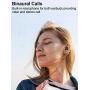Wireless Earbuds, QCY Wireless Bluetooth Earbuds 5.0 3D Stereo Sound True Wireless Headphones with Built-in Microphone, Instant Pairing Earphones with Portable Charging Case for All Mobile Systems