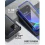 i-Blason Ares Case for iPhone 11 Pro Max 2019 Release, Dual Layer Rugged Clear Bumper Case with Built-in Screen Protector (Blue)