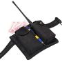 Universal Two-Way Radio Cases, Radio Holder Pouch, Hands Free Waistbag, Tractical Radio Protector Belt for Men and Women Rescue Camping Hiking (HZC168-A)
