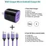 Charging Block, Wall Plug with Android Phone Cable Micro USB Cords Compatible for LG G4/G4 Stylus/G3/G3 Stylus/G2 /Stylus 3/Stylus 2,LG K50S K50 K40S K40 K30 K20/K20 V/K10 K8x K7,LG Q60 V10 Q6 Q60 W30 Charging Block, Wall Plug with Android Phone Cable Micro USB Cords Compatible for LG G4/G4 Stylus/G3/G3 Stylus/G2 /Stylus 3/Stylus 2,LG K50S K50 K40S K40 K30 K20/K20 V/K10 K8x K7,LG Q60 V10 Q6 Q60 W30