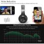Bluedio V5.0 Bluetooth Headphones Over Ear, Wireless Bluetooth On-Ear Stereo Earphones Noise Cancelling, Soft Memory-Protein Earmuffs, w/Mic