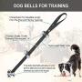 Supet Dog Doorbells and Training Bells 2 Pieces Premium Quality Adjustable Door Bell Dog Bells for Door Knob, Dog Training,Dog Bells for Potty Training