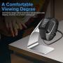 CAVN Charger Dock Compatible with Fitbit Charge 4 / Charge 4 SE, Aluminum Charger Dock Replacement Charging Stand Station Cradle Base with USB Cable for Charge 4 Smart Watch (Silver)