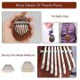 FOVERN1 Mini Kalimba, 8 Keys Thumb Piano Marimbas Finger Piano African Finger Percussion Keyboard Musical Instrument for Kids and Adults Beginners