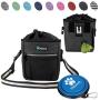 PetAmi Dog Treat Pouch | Dog Training Pouch Bag with Waist Shoulder Strap, Poop Bag Dispenser and Collapsible Bowl | Treat Training Bag for Treats, Kibbles, Pet Toys | 3 Ways to Wear