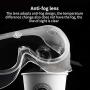Safety Goggles Outdoor Anti Droplet Anti Fog Eye Protector Protective Glasses Splash Safety Goggles Prevent Dust Droplets Saliv Gas