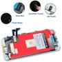 SZRSTH Compatible with iPhone 7 Plus Screen Replacement White 5.5 Inch LCD Display with 3D Touch Screen Digitizer Frame Assembly Include Full Free Repair Tools Kit+Instruction+Screen Protector