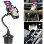 Cup Phone Holder for Car, Universal Adjustable Portable Cup Holder Car Phone Mount for iPhone Xs MAX/XR/XS/X/8/8 Plus, Galaxy S10/S9/S9 Plus/Note 9, Google Pixel and More(Black)