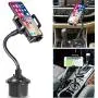 Cup Phone Holder for Car, Universal Adjustable Portable Cup Holder Car Phone Mount for iPhone Xs MAX/XR/XS/X/8/8 Plus, Galaxy S10/S9/S9 Plus/Note 9, Google Pixel and More(Black) Cup Phone Holder for Car, Universal Adjustable Portable Cup Holder Car Phone Mount for iPhone Xs MAX/XR/XS/X/8/8 Plus, Galaxy S10/S9/S9 Plus/Note 9, Google Pixel and More(Black)